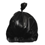 Linear Low Density Can Liners with AccuFit Sizing, 16 gal, 1 mil, 24  x 32 , Black, Flat Pack, 250/Carton