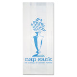 Nap Sack Sanitary Disposal Bags, 4  x 2  x 9 , White, 1,000/Carton