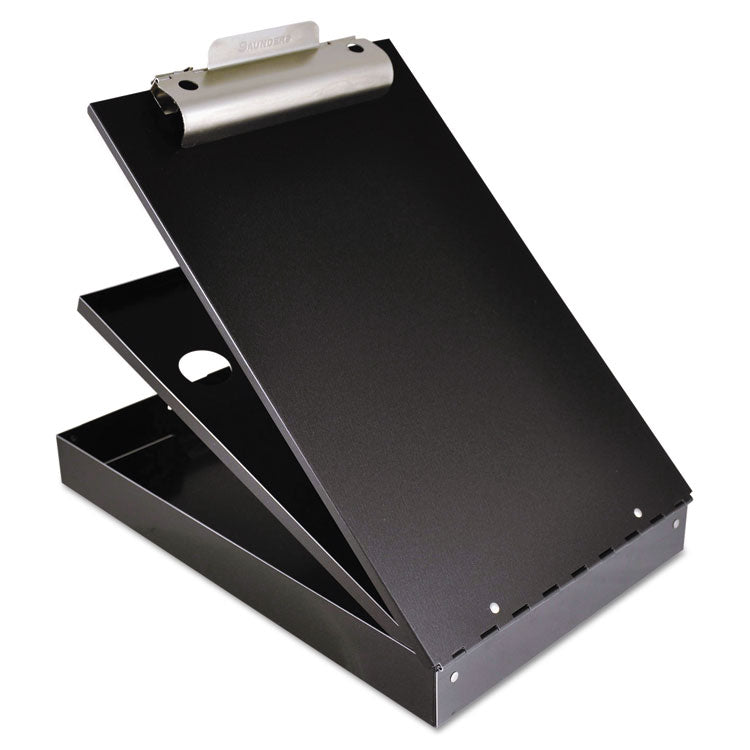 Cruiser Mate Aluminum Storage Clipboard, 1.5" Clip Capacity, Holds 8.5 x 11 Sheets, Black