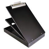 Cruiser Mate Aluminum Storage Clipboard, 1.5" Clip Capacity, Holds 8.5 x 11 Sheets, Black