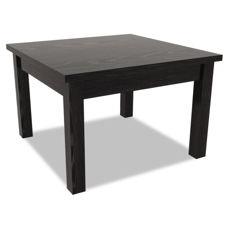 Alera Valencia Series Occasional Table, Rectangle, 23.63w x 20d x 20.38h, Black