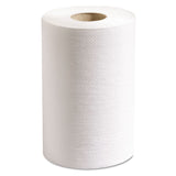 100% Recycled Hardwound Roll Paper Towels, 1-Ply, 7.88" x 350 ft, White, 12 Rolls/Carton