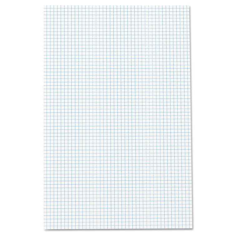 Quadrille Pads, Quadrille Rule (4 sq/in), 50 White (Standard 15 lb Bond) 11 x 17 Sheets