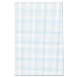 Quadrille Pads, Quadrille Rule (4 sq/in), 50 White (Standard 15 lb Bond) 11 x 17 Sheets