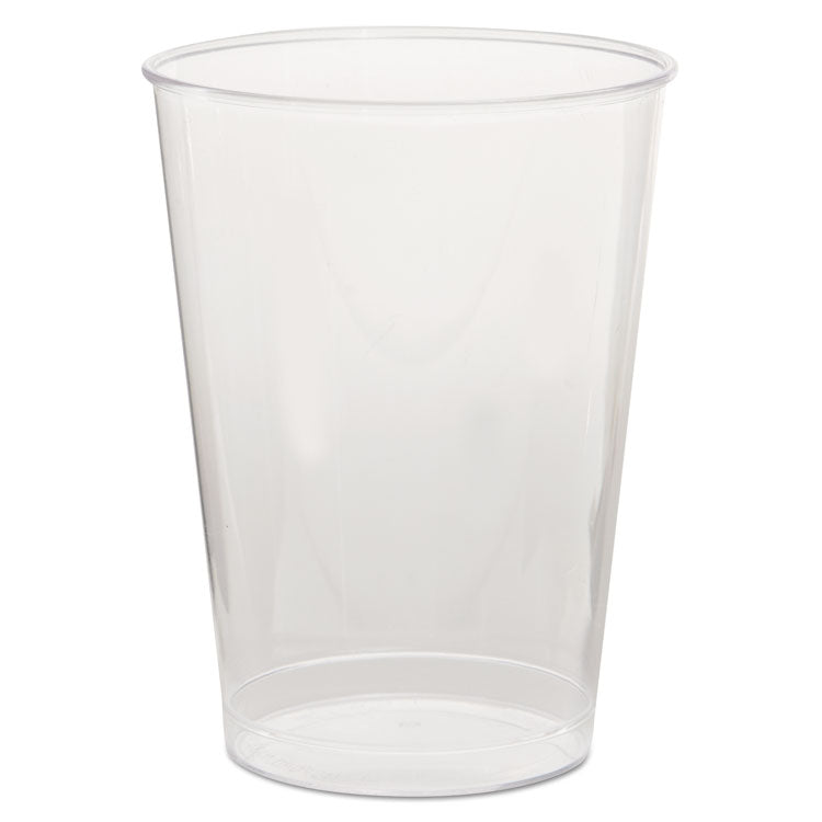 Comet Plastic Tumbler, 7 oz, Clear, Tall, 25/Pack, 20 Packs/Carton