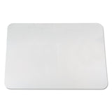 KrystalView Desk Pad with Antimicrobial Protection, Glossy Finish, 38 x 24, Clear