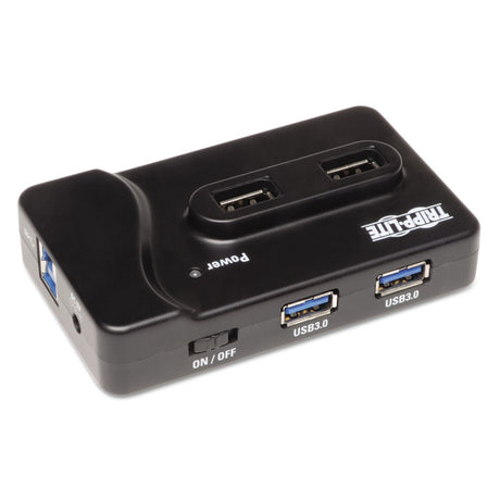 USB 3.0 SuperSpeed Charging Hub, 6 Ports, Black