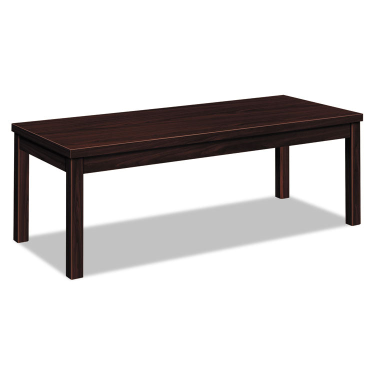 Laminate Occasional Table, Rectangular, 48w x 20d x 16h, Mahogany