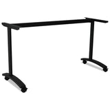 Alera Valencia Series Training Table T-Leg Base, 54w x 19.75d x 28.5h, Black