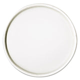 Spiral-Wound Paper Hot Cup Lids, Fits 16 oz Cups, White, 25/Sleeve, 20 Sleeves/Carton