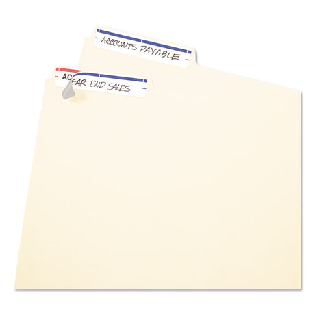 Printable 4" x 6" - Permanent File Folder Labels, 0.69 x 3.44, White, 7/Sheet, 36 Sheets/Pack, (5200)