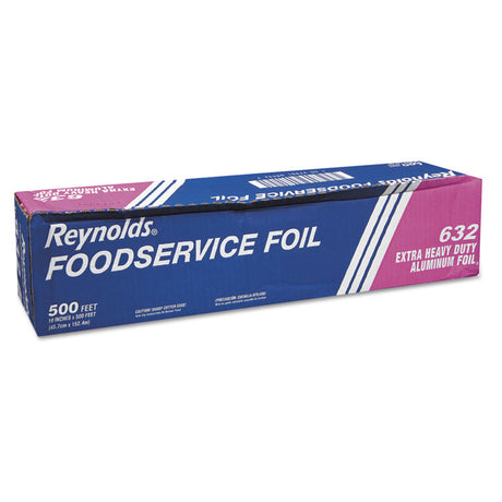 Extra Heavy-Duty Aluminum Foil Roll, 18  x 500 ft