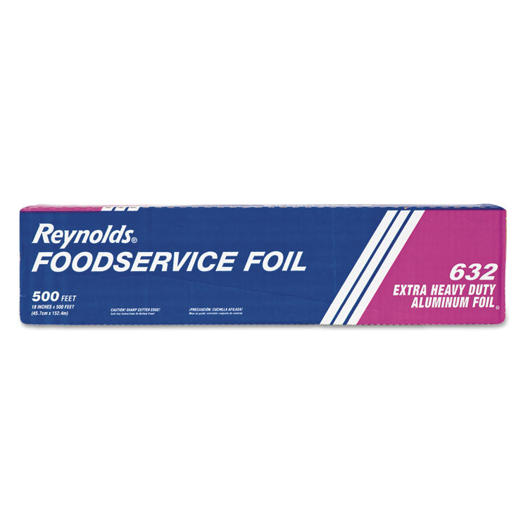 Extra Heavy-Duty Aluminum Foil Roll, 18  x 500 ft