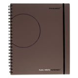 Plan. Write. Remember. Planning Notebook Two Days Per Page , 11 x 8.38, Gray Cover, Undated