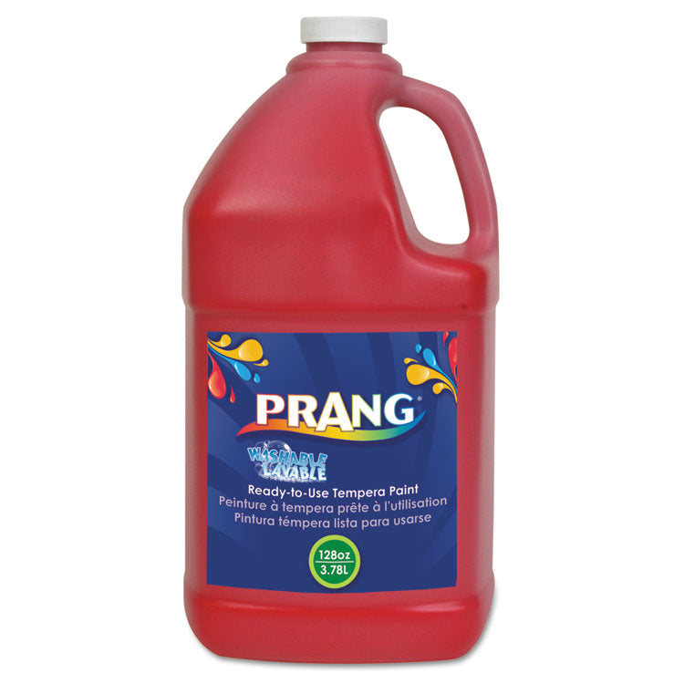 Washable Paint, Red, 1 gal Bottle