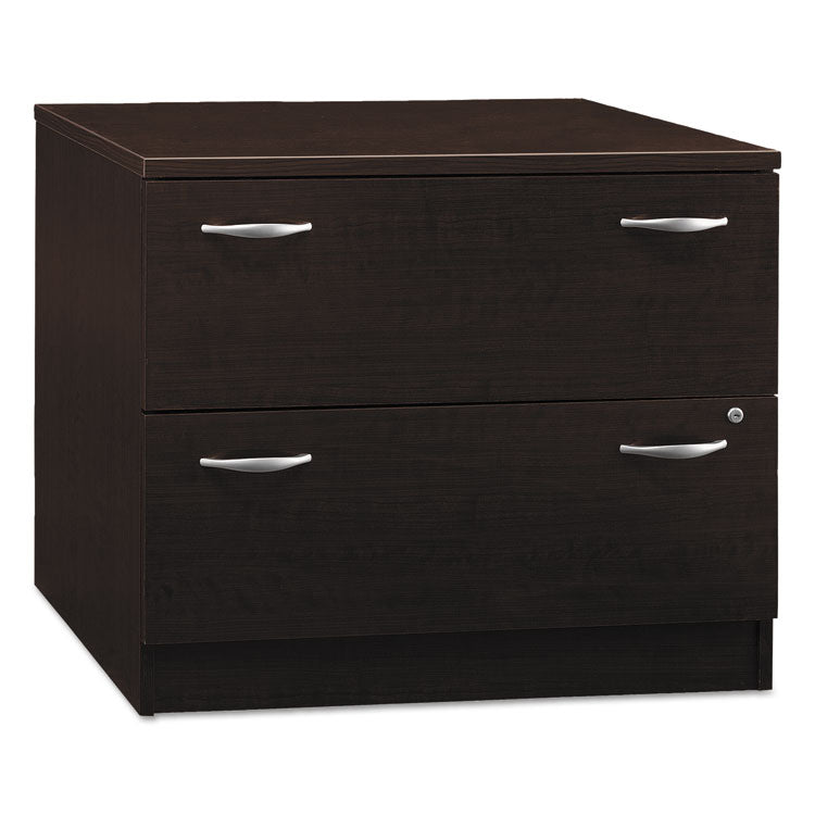 Series C Assembled Lateral File, 2 Legal/Letter/A4/A5-Size File Drawer, Hansen Cherry/Graphite Gray, 35.75 x 23.38 x 29.88