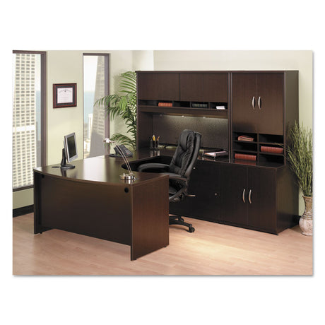 Series C Collection 30W Storage Cabinet, Mocha Cherry/Graphite Gray