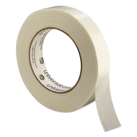 190# Medium Grade Filament Tape, 3" Core, 24 mm x 54.8 m, Clear