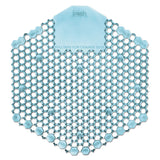 Wave 3D Urinal Deodorizer Screen, Ocean Mist Scent, Blue, 10 Screens/Box