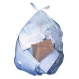 Linear Low-Density Can Liners, 60 gal, 1.1 mil, 38  x 58 , Clear, 100/Carton
