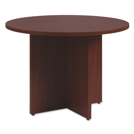 10500 Series Round Table Top, 42  Diameter, Mahogany