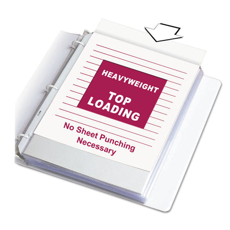 Heavyweight Polypropylene Sheet Protectors, Non-Glare, 2", 11 x 8.5, 100/Box
