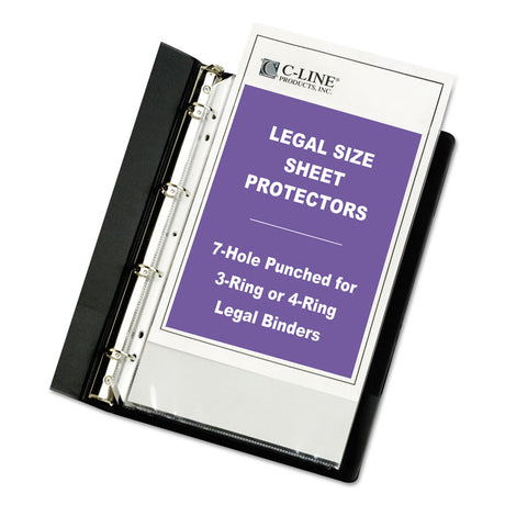 Heavyweight Poly Sheet Protectors, Clear, 2", 14 x 8.5, 50/Box