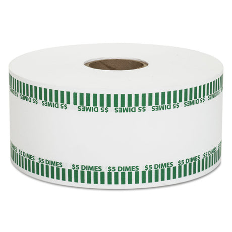 Automatic Coin Rolls, Dimes, $5, 1900 Wrappers/Roll