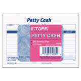 Petty Cash Slips, One-Part (No Copies), 5 x 3.5, 50 Forms/Pad, 12 Pads/Pack