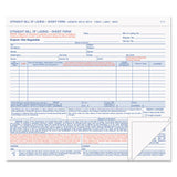 Hazardous Material Short Form, Three-Part Carbonless, 7 x 8.5, 50 Forms Total