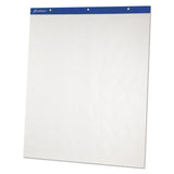 Flip Charts, Unruled, 27 x 34, White, 50 Sheets, 2/Carton