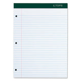 Double Docket Ruled Pads with Extra Sturdy Back, Medium/College Rule, 100 White 8.5 x 11.75 Sheets
