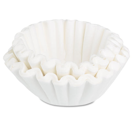 Coffee Filters, 8 to 12 Cup Size, Flat Bottom, 100/Pack, 12 Packs/Carton