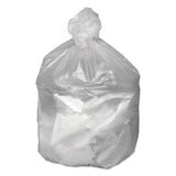 Waste Can Liners, 30 gal, 8 mic, 30  x 36 , Natural, 25 Bags/Roll, 20 Rolls/Carton