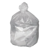 Waste Can Liners, 45 gal, 10 mic, 40  x 46 , Natural, 25 Bags/Roll, 10 Rolls/Carton