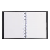 MiracleBind Notebook, 1-Subject, Medium/College Rule, Black Cover, (75) 9.25 x 7.25 Sheets
