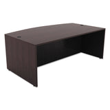 Alera Valencia Series Bow Front Desk Shell, 71" x 41.38" x 29.63", Espresso