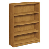 1870 Series Bookcase, Four-Shelf, 36w x 11.5d x 48.75h, Harvest