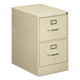 510 Series Vertical File, 2 Legal-Size File Drawers, Putty, 18.25" x 25" x 29"