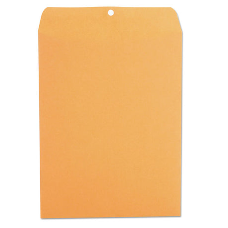 Kraft Clasp Envelope, #93, Square Flap, Clasp/Gummed Closure, 9.5 x 12.5, Brown Kraft, 100/Box