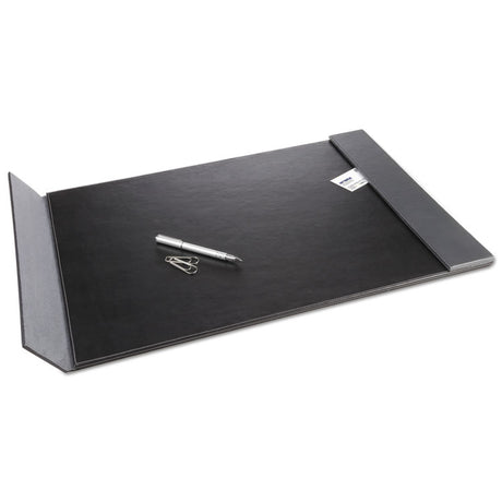 Monticello Desk Pad, with Fold-Out Sides, 24 x 19, Black