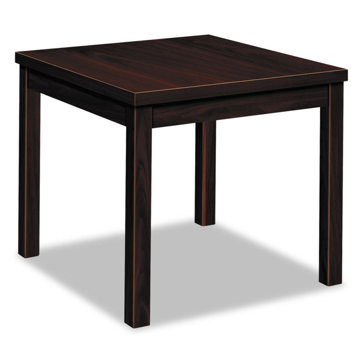 Laminate Occasional Table, Rectangular, 24w x 20d x 20h, Mahogany