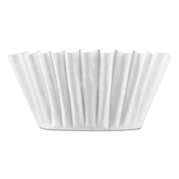 Coffee Filters, 8 to 12 Cup Size, Flat Bottom, 100/Pack, 12 Packs/Carton