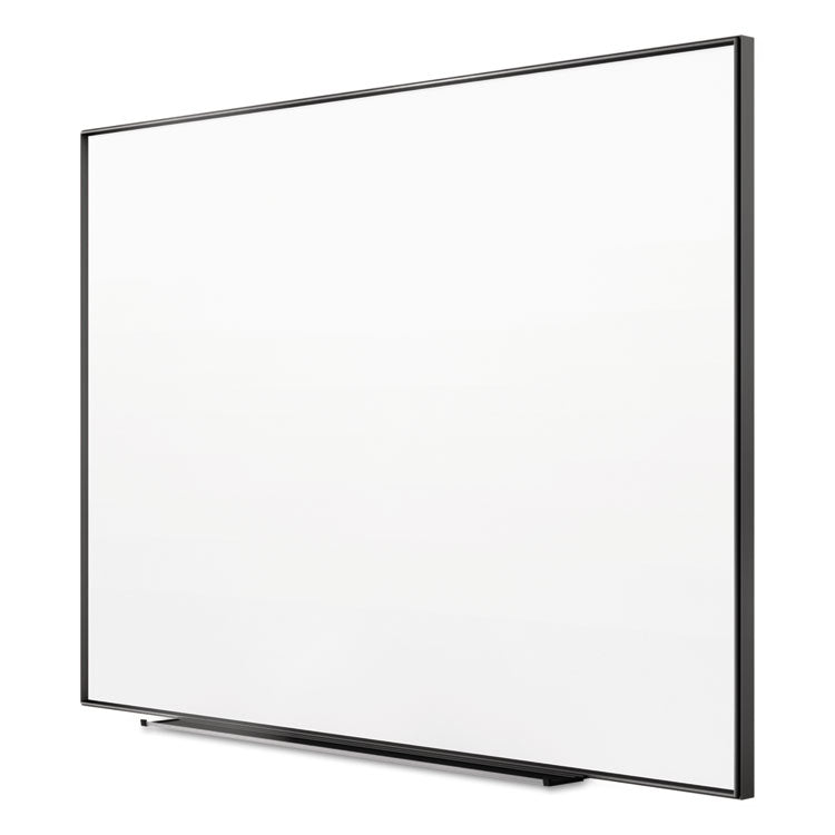 Fusion Nano-Clean Magnetic Whiteboard, 48 x 36, White Surface, Black Aluminum Frame