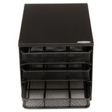 3 Drawer Hospitality Organizer, 7 Compartments, 11.5 x 8.25 x 8.25, Black