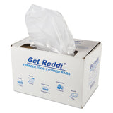 Get Reddi Freezer Food Storage Bags for Full-Size Bun Pans, Includes Twist-Ties, 27  x 37 , Natural, 200/Carton