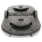 BRUTE Tandem Dolly, Two-Container, 300 lb Capacity, 20.25w x 45d x 8h, Black
