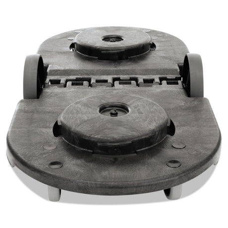 BRUTE Tandem Dolly, Two-Container, 300 lb Capacity, 20.25w x 45d x 8h, Black