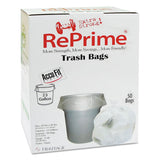 Linear Low Density Can Liners with AccuFit Sizing, 23 gal, 0.9 mil, 28  x 45 , Clear, 50 Bags/Box, 6 Boxes/Carton