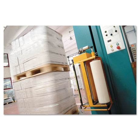 Machine Stretch Film, 20" x 5,000 ft, 20.3 mic, (80-Gauge), Clear